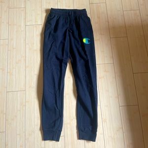 Black Champion Jogger Sweatpants